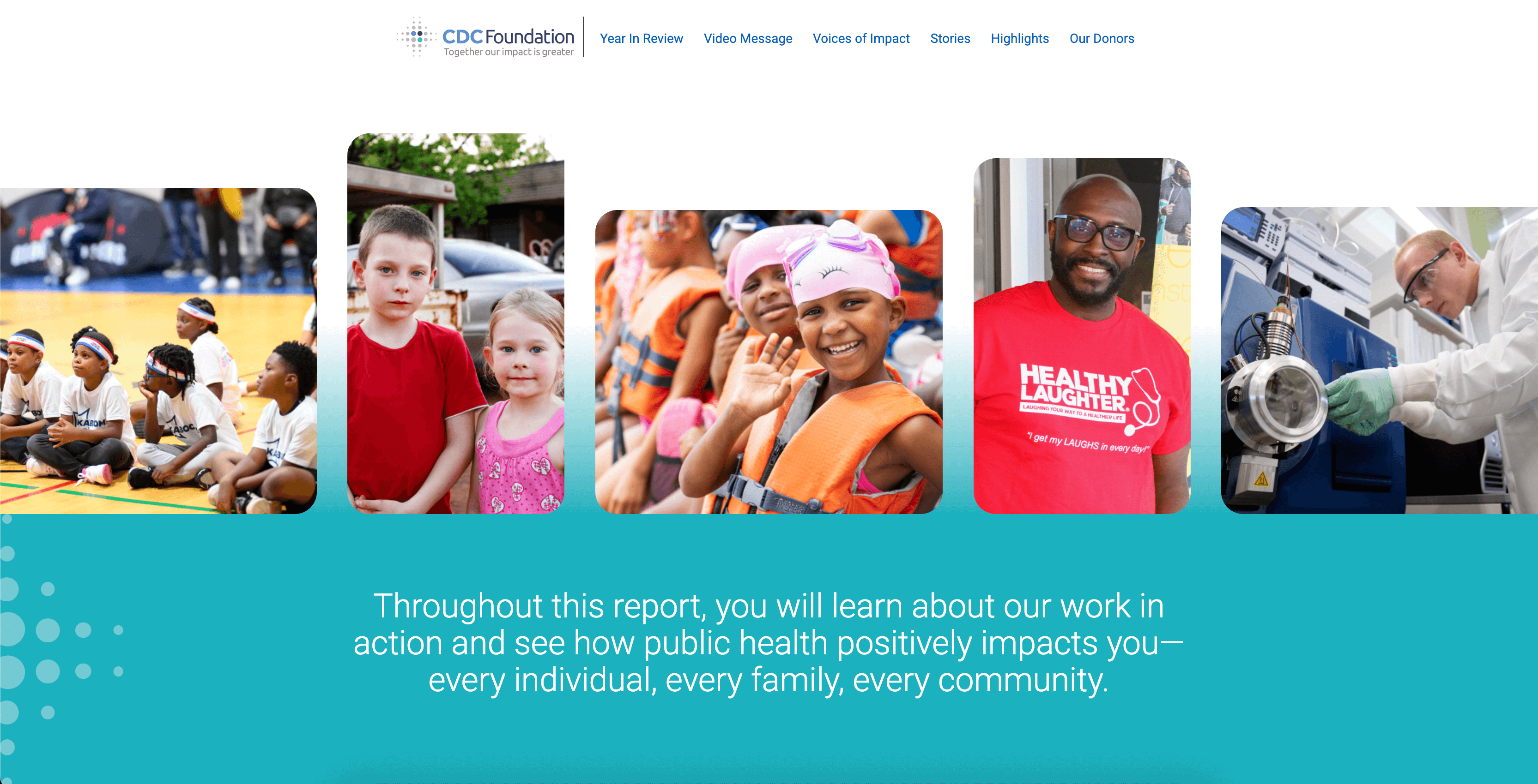 CDC Foundation Donor Report